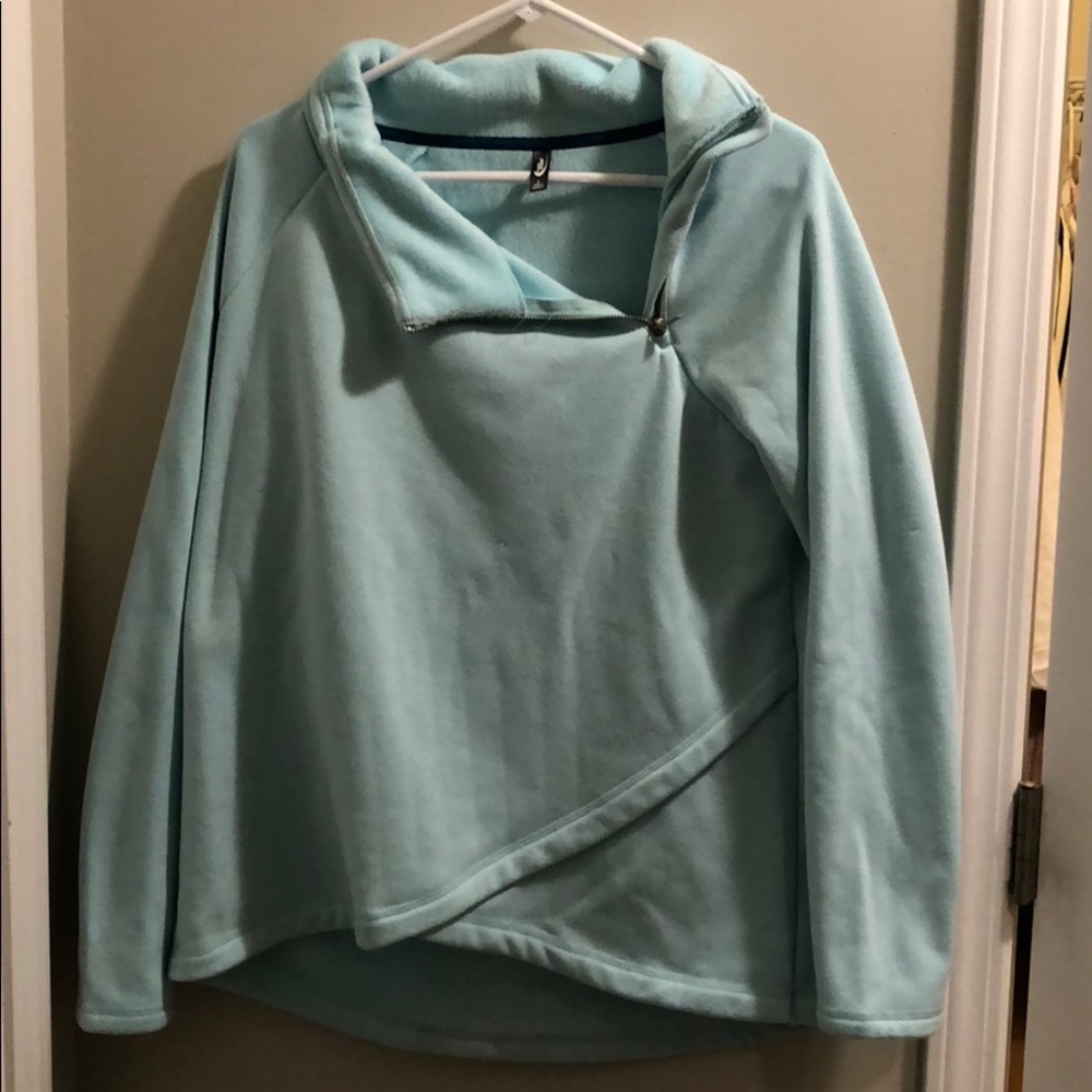 Quarter Zip long length pull over size L